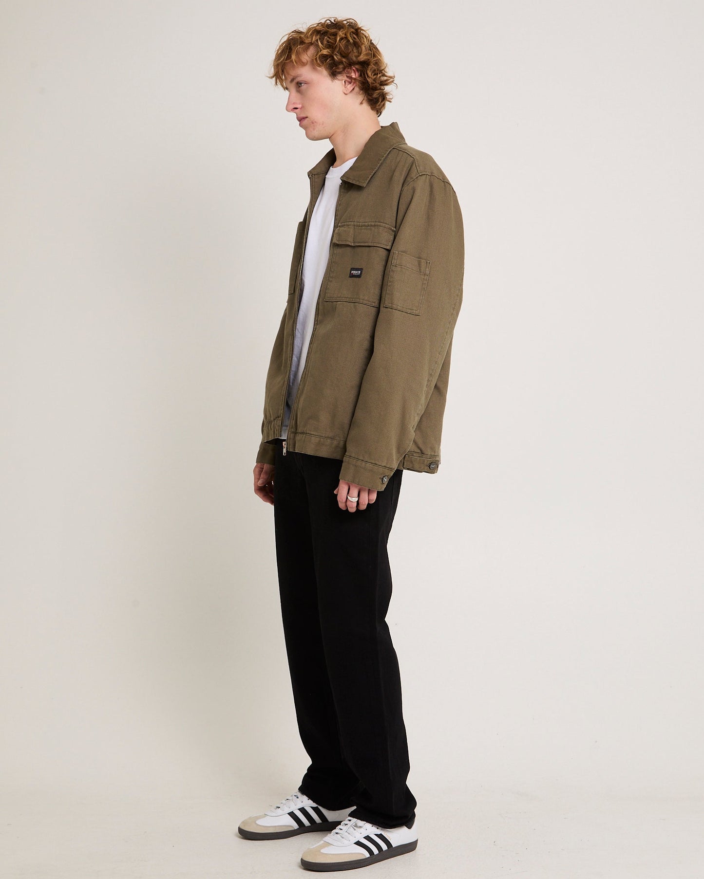 L-Three Straight Denim Jeans New Black