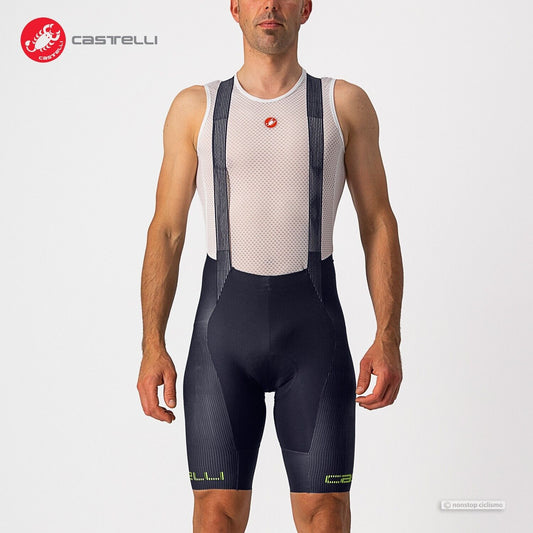 FREE AERO RC PRO Bib Shorts : SAV BLUE/ELECTRIC LIME