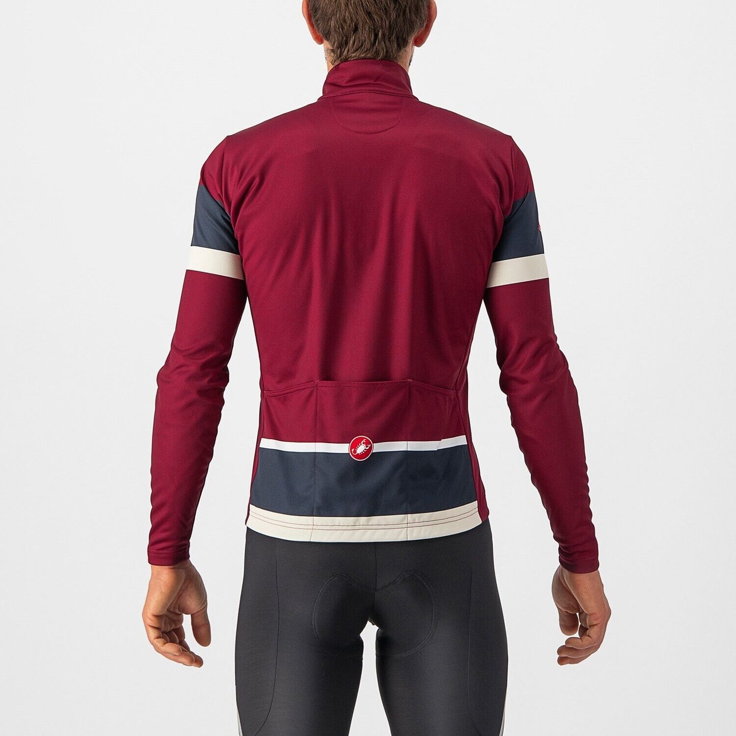 PASSISTA Long Sleeve Jersey : BORDEAUX/SAVILE BLUE