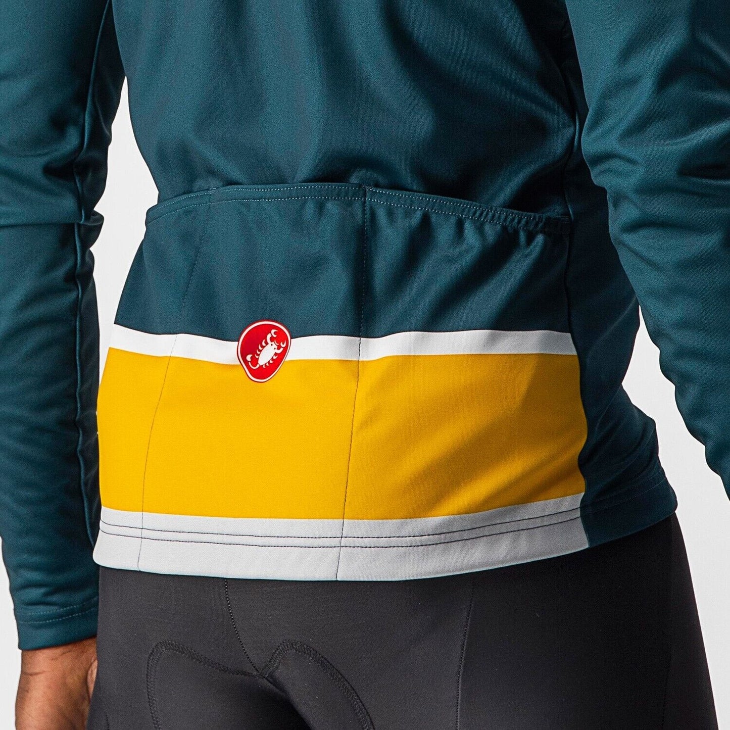 PASSISTA Long Sleeve Jersey : DEEP TEAL/GOLDENROD