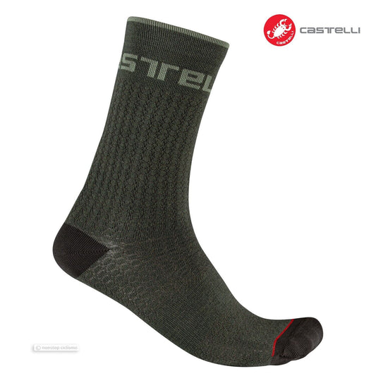 DISTANZA 20 WOOL SOCKS : MILITARY GREEN