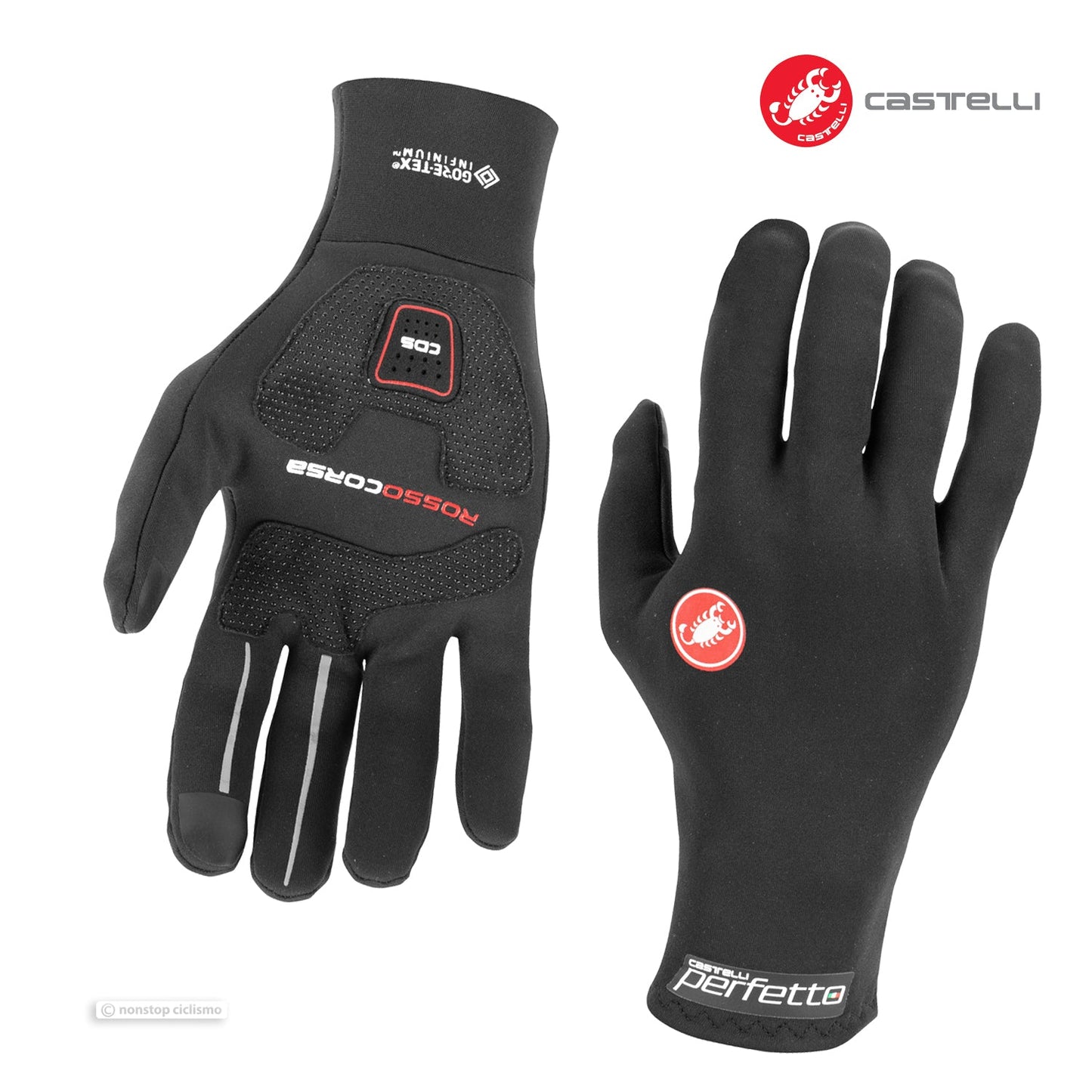 PERFETTO ROS WINTER GLOVES : Black