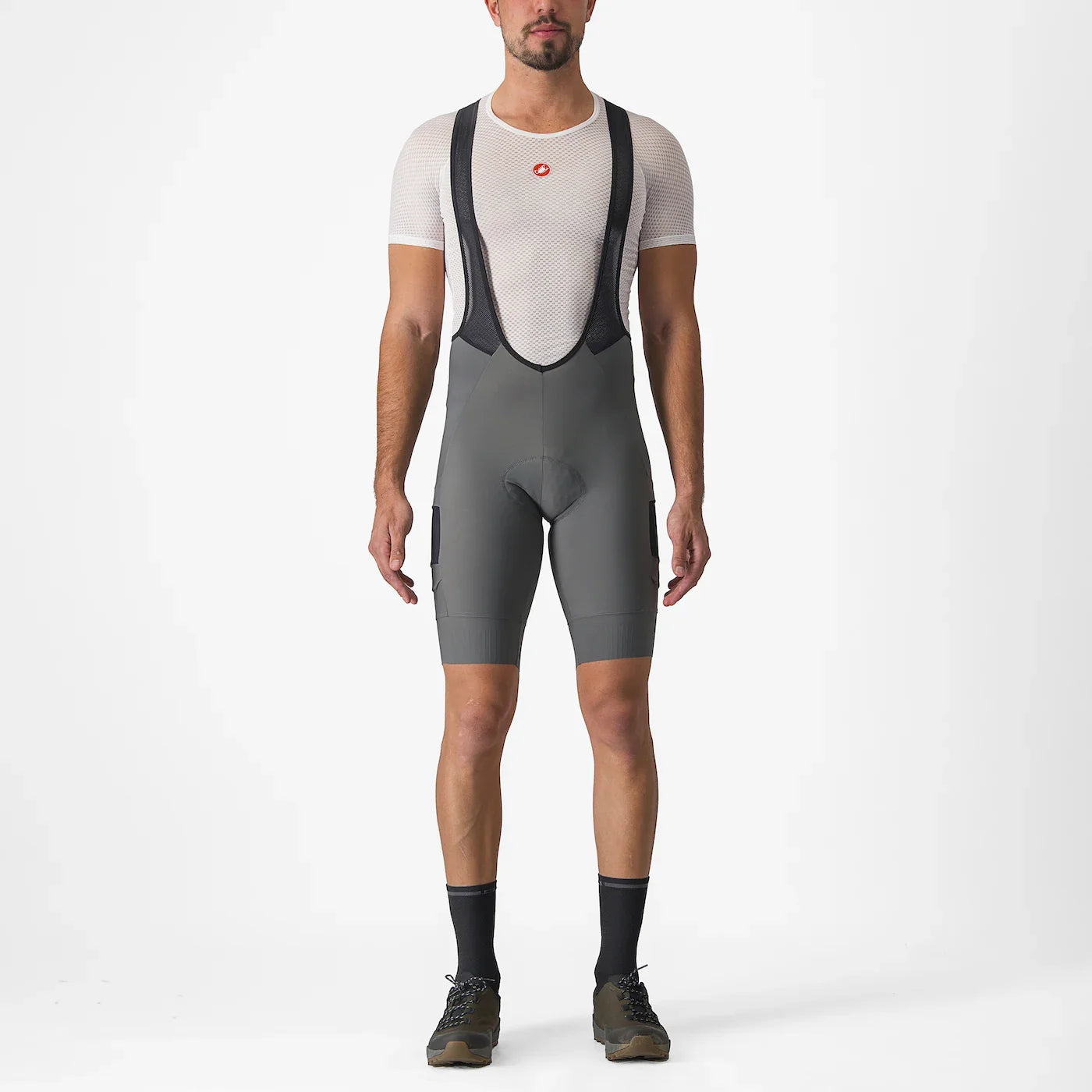 UNLIMITED CARGO Bib Shorts : GUNMETAL GRAY