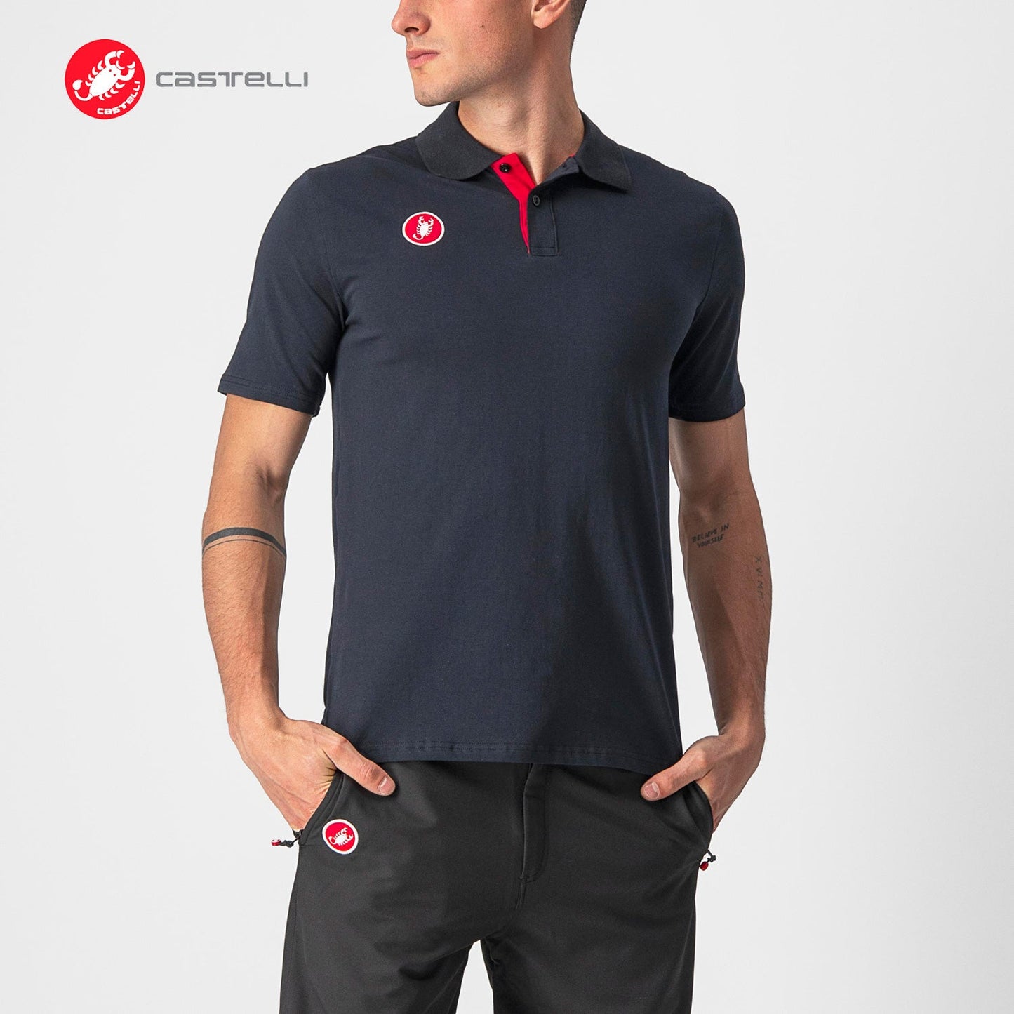 RACE DAY POLO SHIRT : BLACK